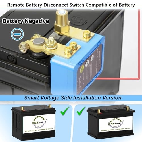 Remote Battery Disconnect Switch 12v, 240A, Upgrade Smart Side Installation
