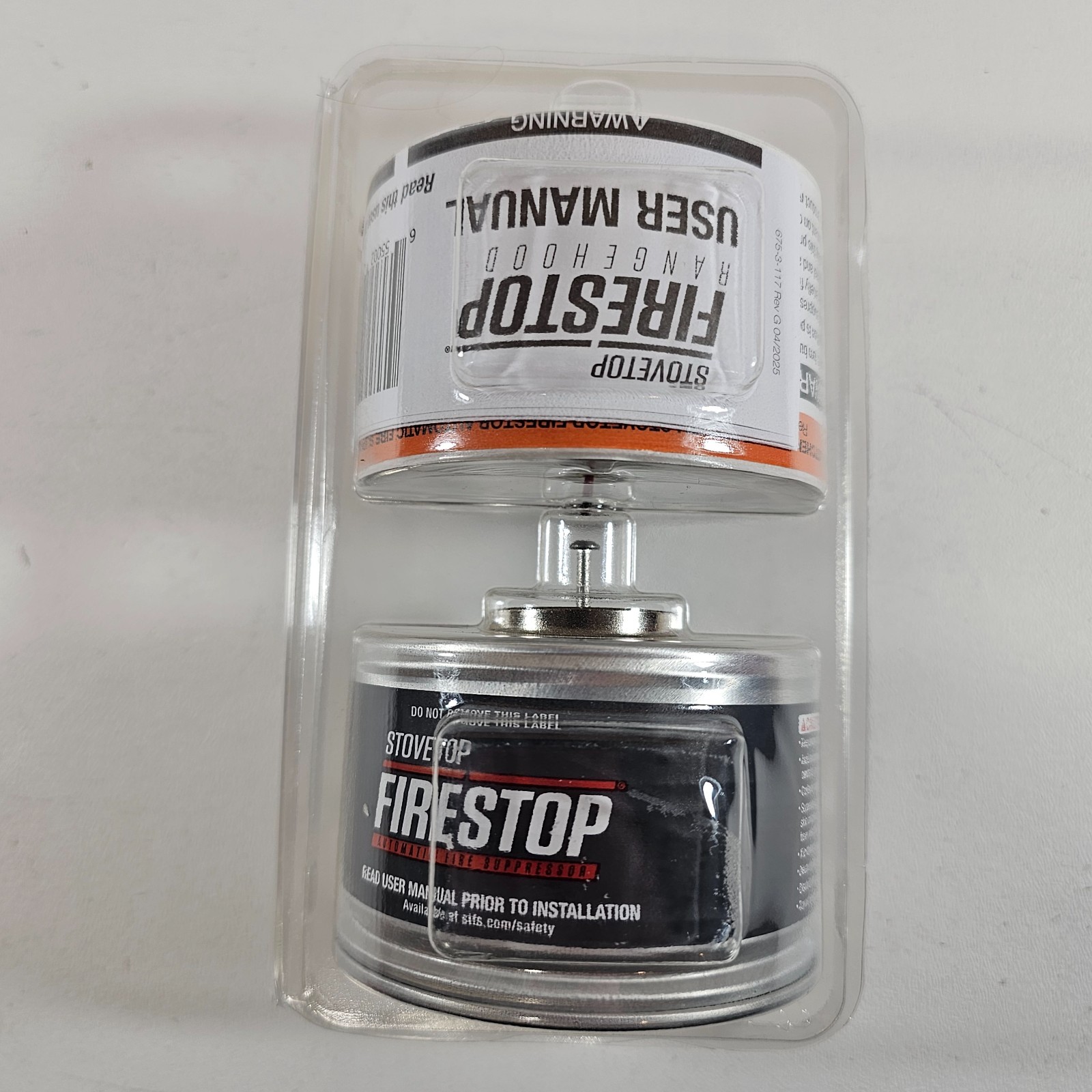 StoveTop FireStop Automatic Range Hood Fire Suppressor New Exp 2032