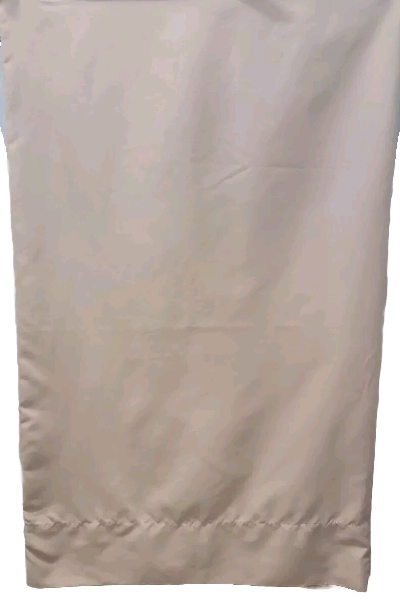 2 Tan Pillowcases 100% Polyester. 20 X 32 Standard/queen.