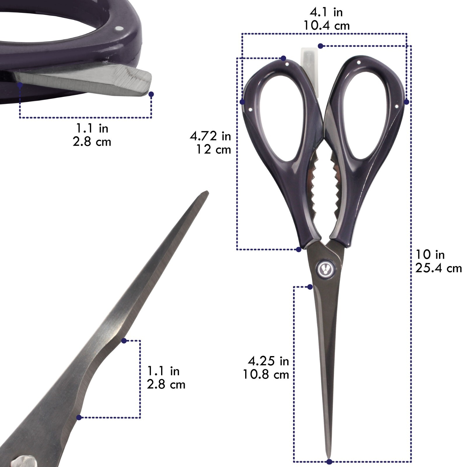 Culinary Queen 6-in-1 Kitchen Shears