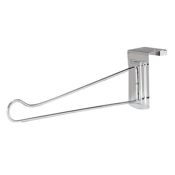2 PACK CHROME OVER DOOR HANGER CLOTHES ROBE TOWEL STORAGE HANGER