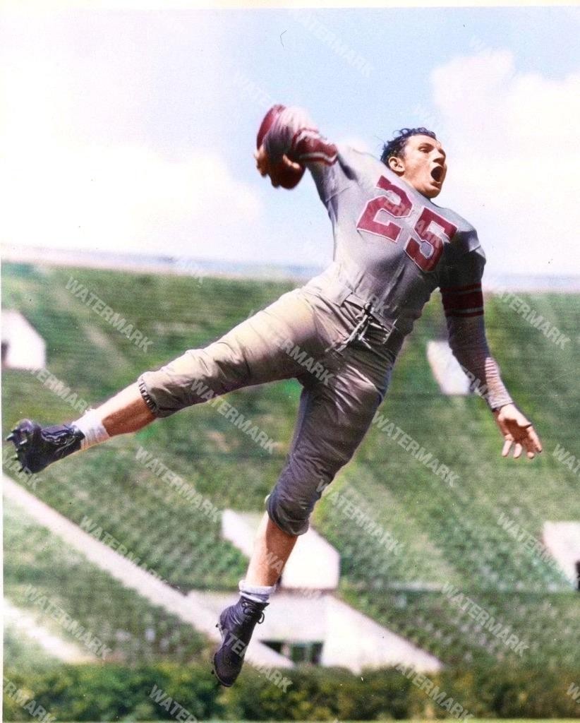 GW883 Y.A. Tittle Detroit Lions 8x10 11x14 16x20 Colorized Photo