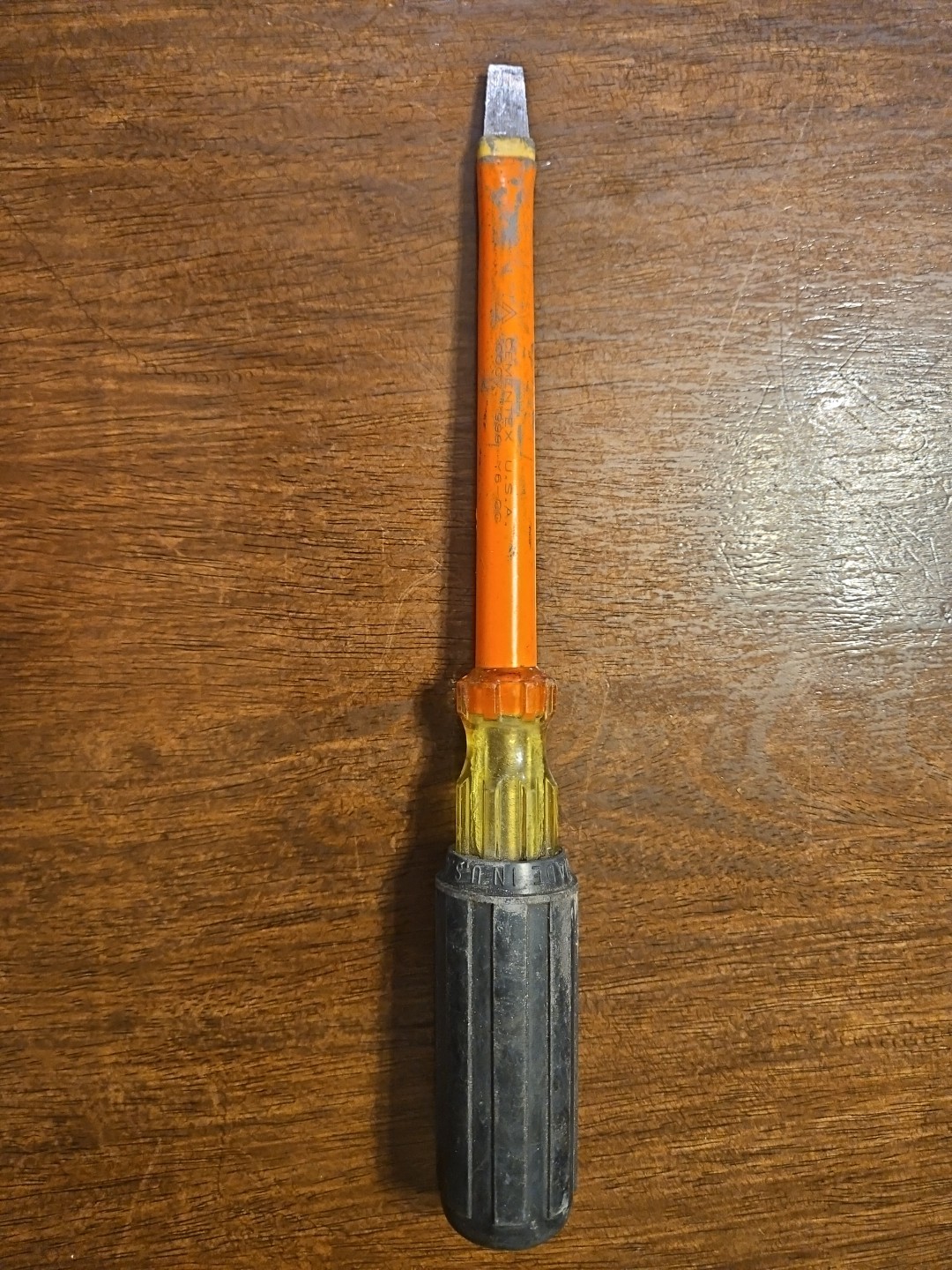 Cementex Y6-CG 6" Slotted Insulated Screwdriver, 5/16" Tip