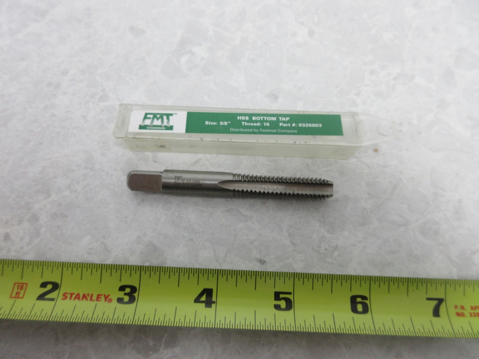 FMT 3/8"-16/0326803 BOTTOM TAP, HSS, IA0383