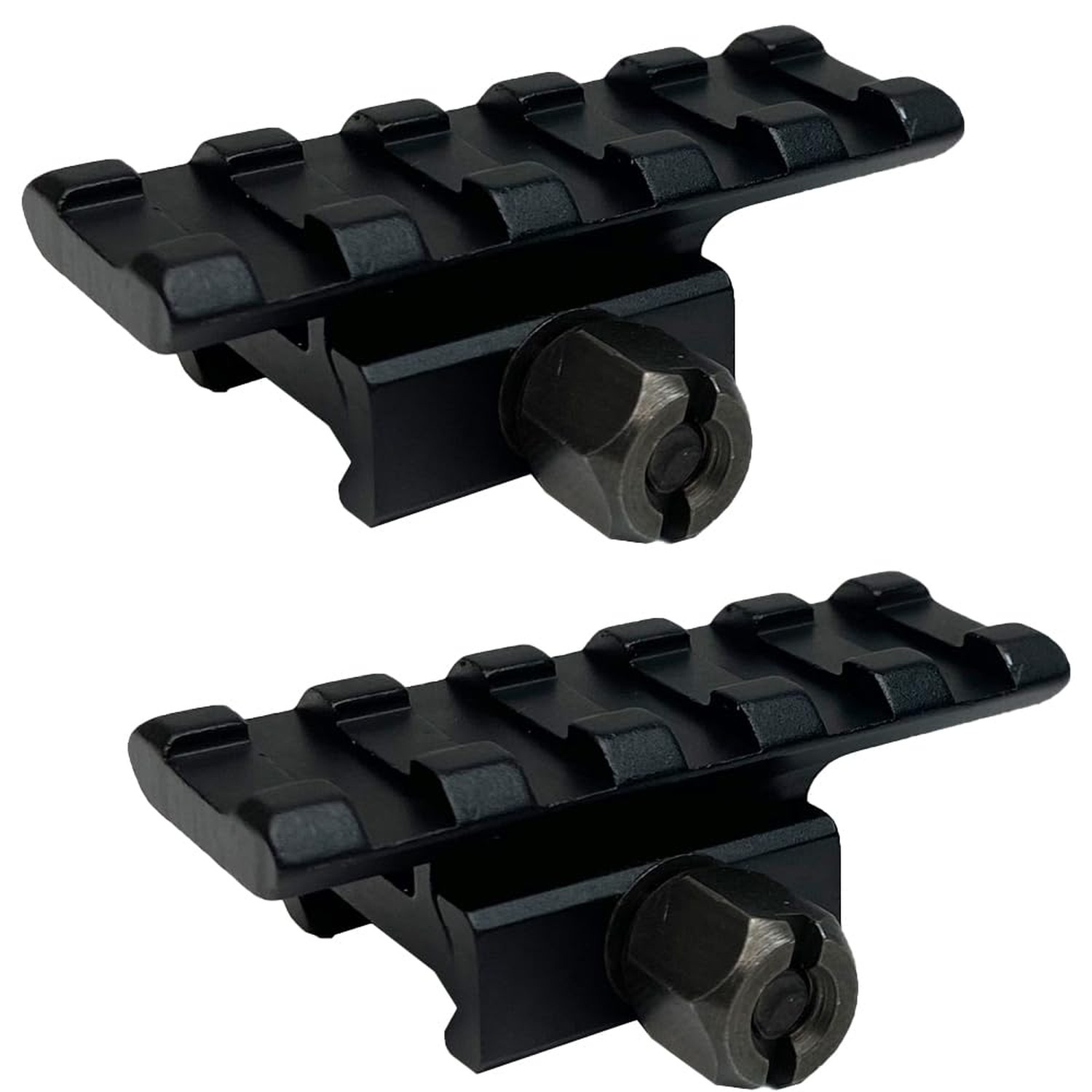 FSI 1“/0.83"/0.5" Riser Mount 5 Slots See-Throught Weaver/Picatinny Rail M