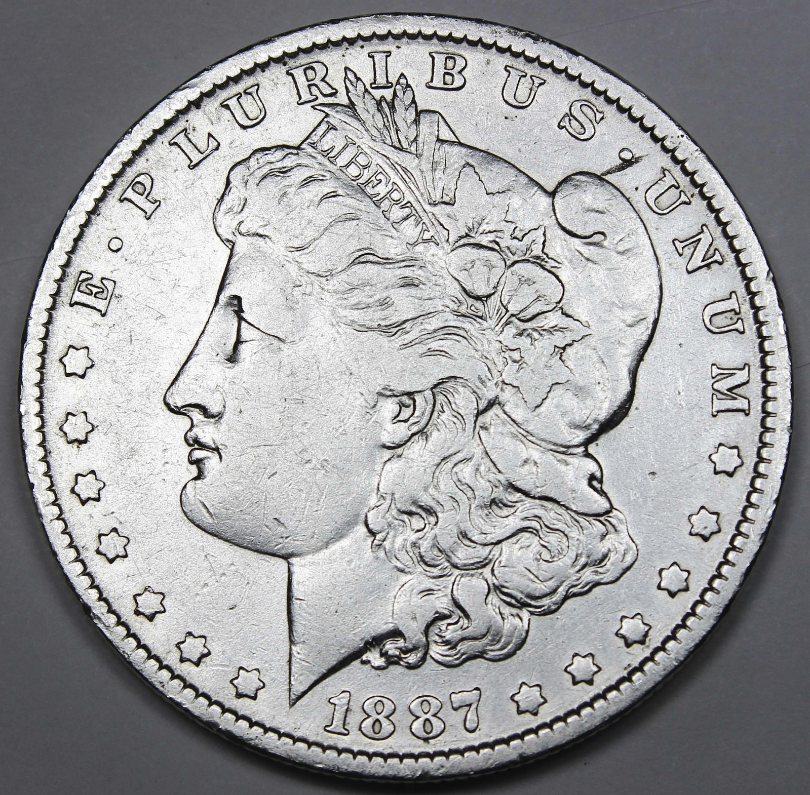 1887-o Morgan Silver Dollar.  Better Grade     (Inventory A)