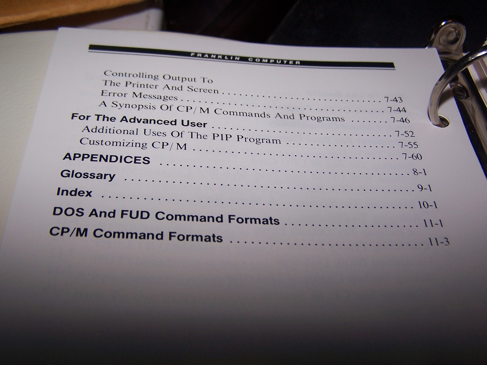 Vintage Rare Franklin Ace 1200 User Reference Manual
