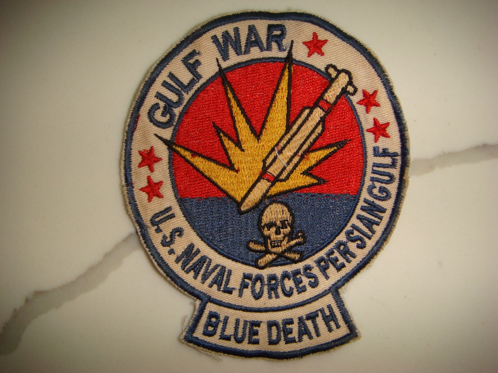 US NAVAL FORCES " BLUE DEATH " PERSIAN GULF PATCH