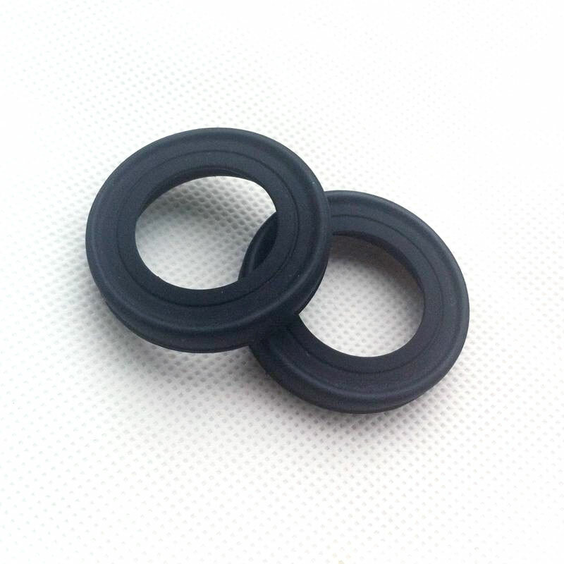 2pcs Eye Cups 34-37MM Foldable Rubber Eye Guards f Microscope Telescope Eyepiece