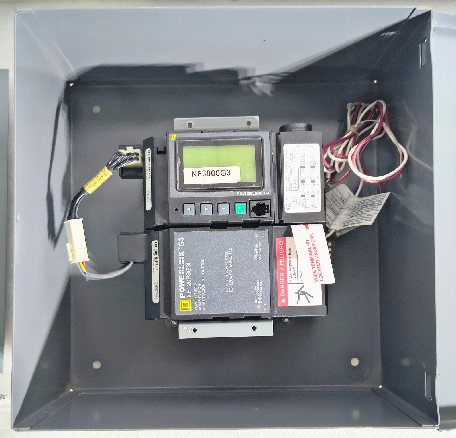 SQUARE D POWERLINK G3 NF3000G3 REMOTE MOUNT CONTROLLER 2000G3 120V