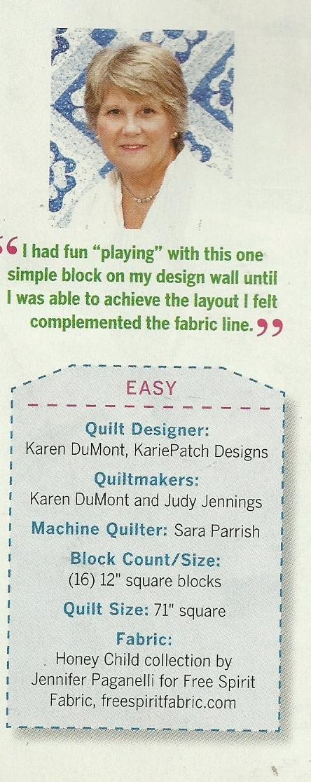 A0289 DAY AT THE LAKE QUILT PATTERN/INSTRUCTIONS
