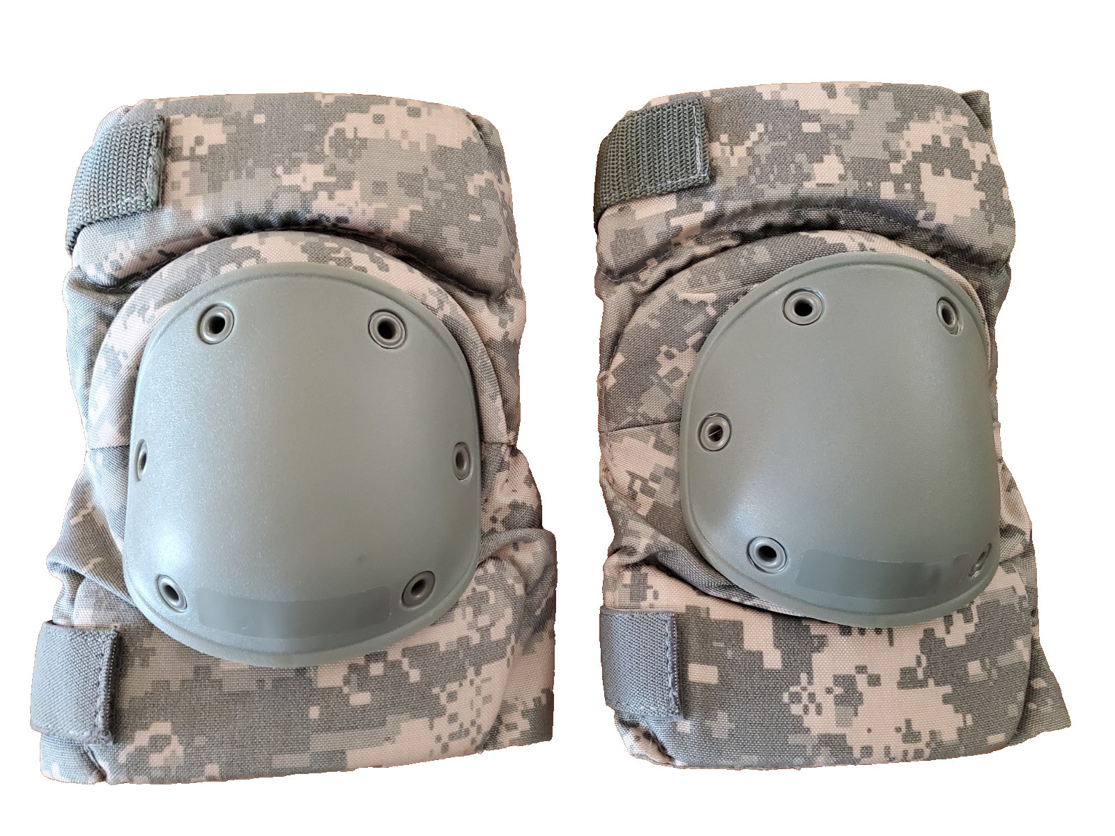 USGI ARMY BPE Multicam Tactical KNEE Pads, USGI, ACU Pattern, MEDIUM "Excellent"