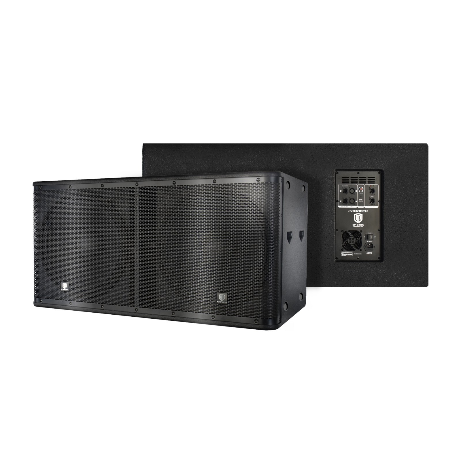 PRORECK SP-218X Active Powered DJ Subwoofer Dual 18 inch 5000W P.M.P.O PA Bass