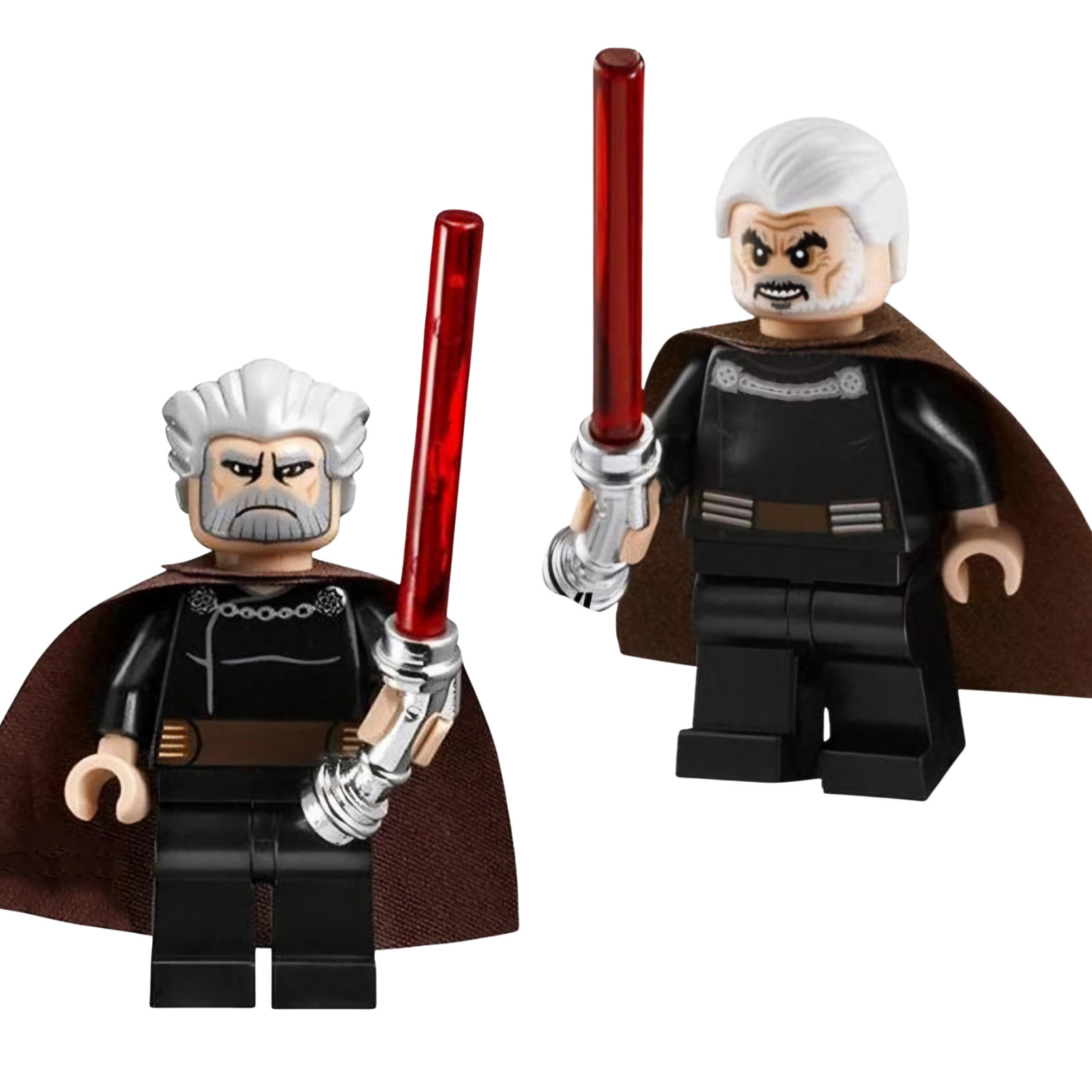 Custom Lego Count Dooku Minifigures Jedi Sith Clone Wars Bundle