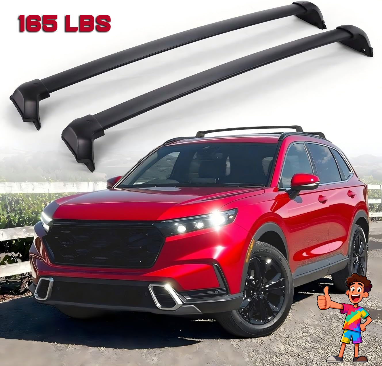 Roof Rack Cross Bars for Honda CRV CR-V Hybrid 2023 2024 2025 2026 Accessories