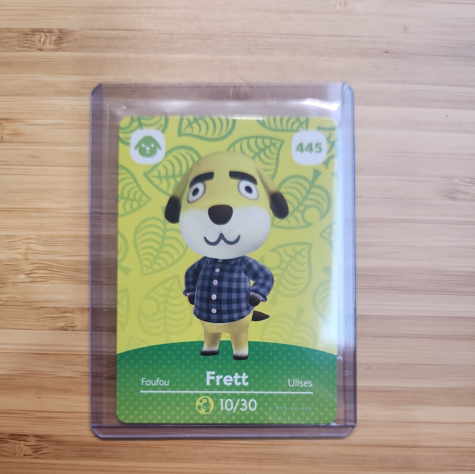 445 FRETT Animal Crossing Amiibo Authentic Nintendo Mint Card From Series 5