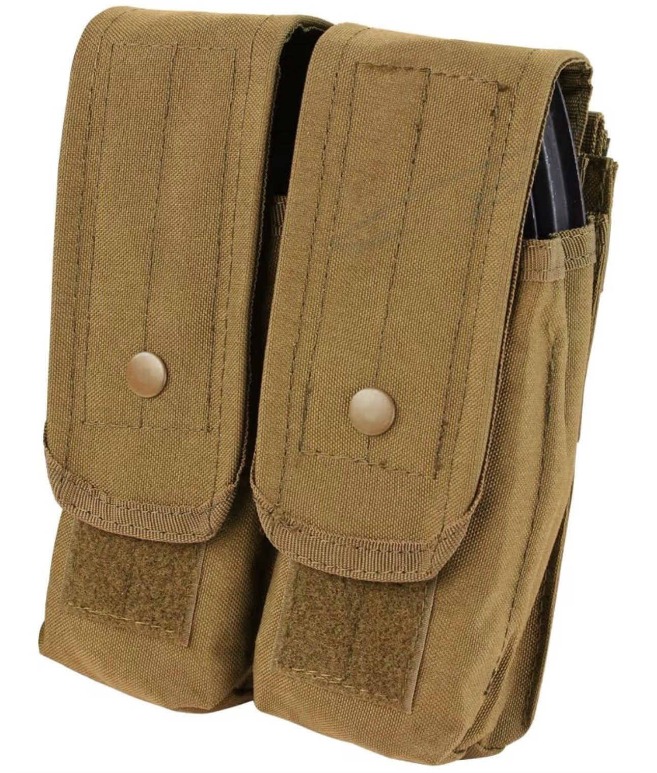 Condor MA6-498 Double Tactical Magazine Pouch in Coyote Brown