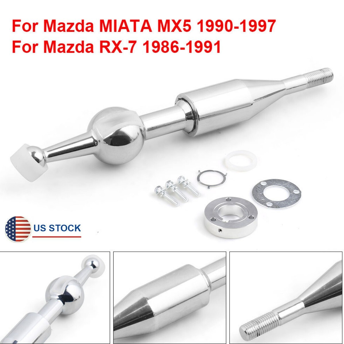 1 Set Motorsport Short Throw Shifter Kits For Mazda Miata MX5 90-97 RX-7 86-91