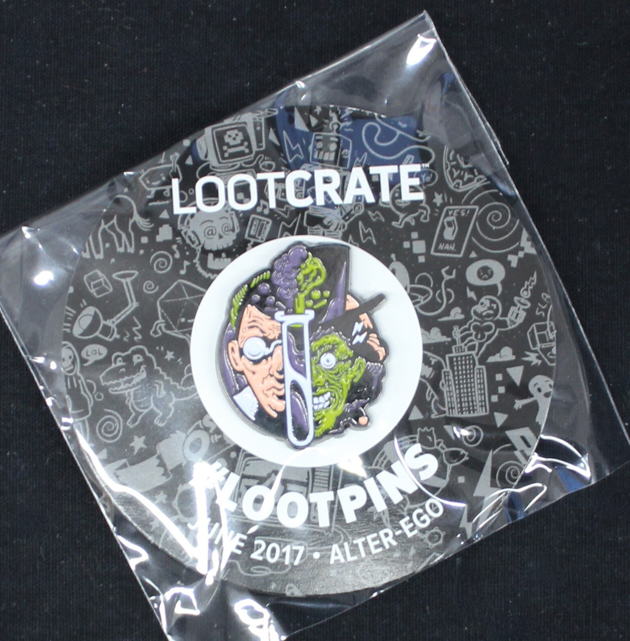Original June 2017 Loot Crate Complete Box Spiderman Alter Ego Hulk Transformers