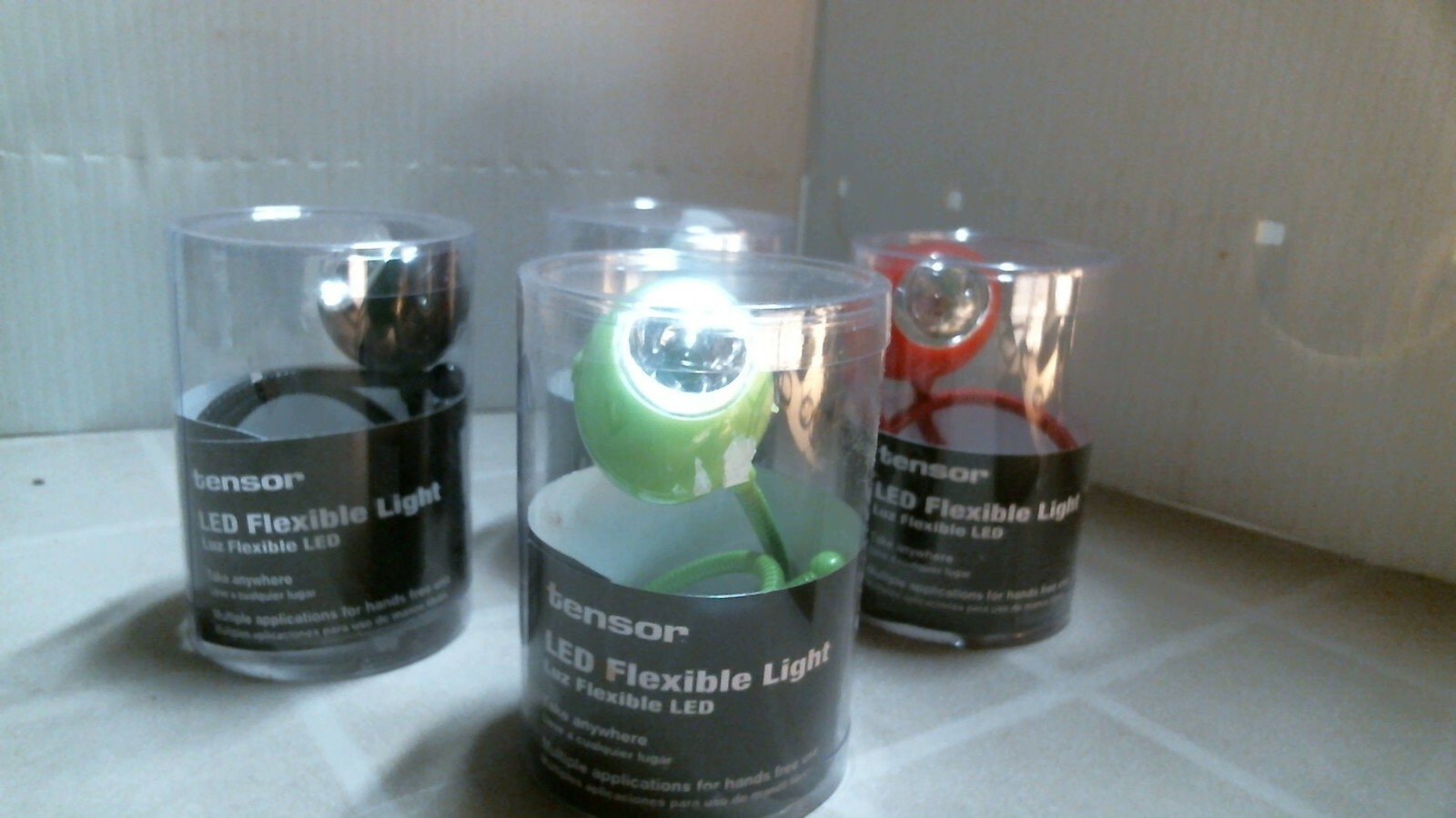 Tensor LED Flexible Light, Assorted Colors, Lot of 2, FREE SHIPPING