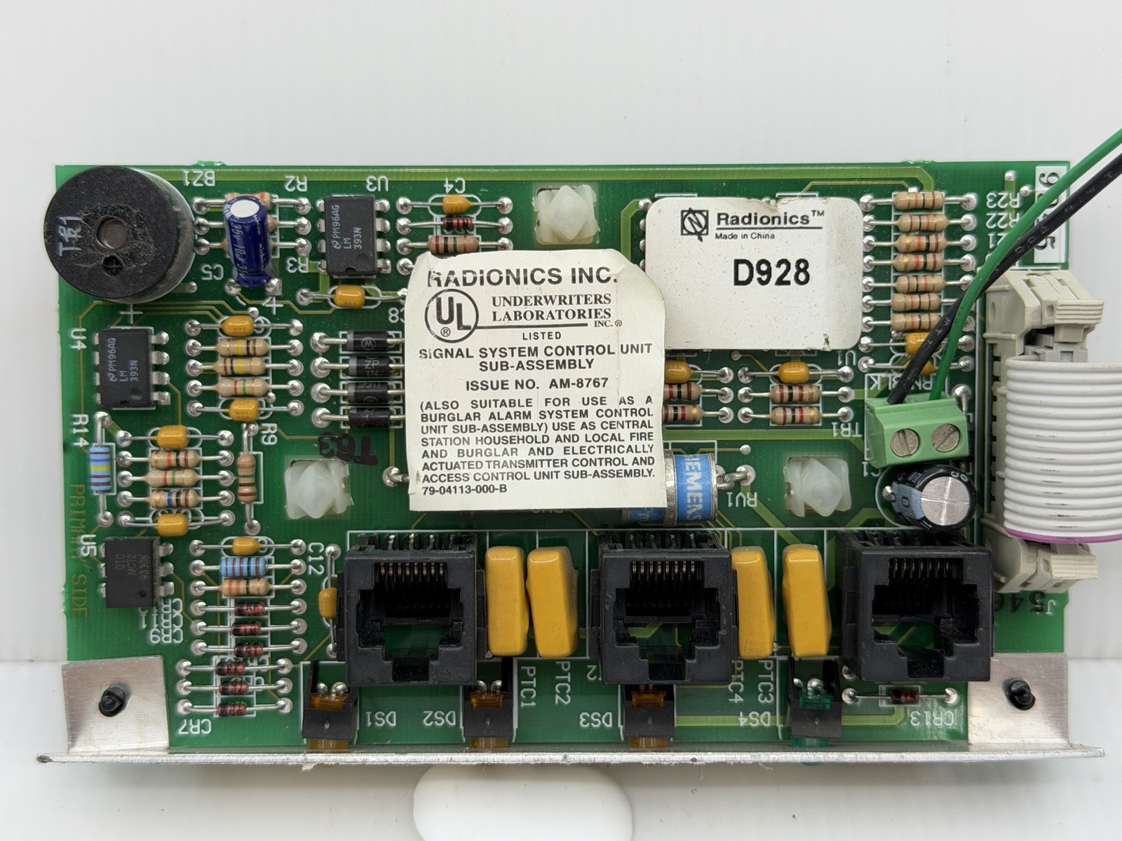 Radionics  Dual Phone Line Switch Module D928