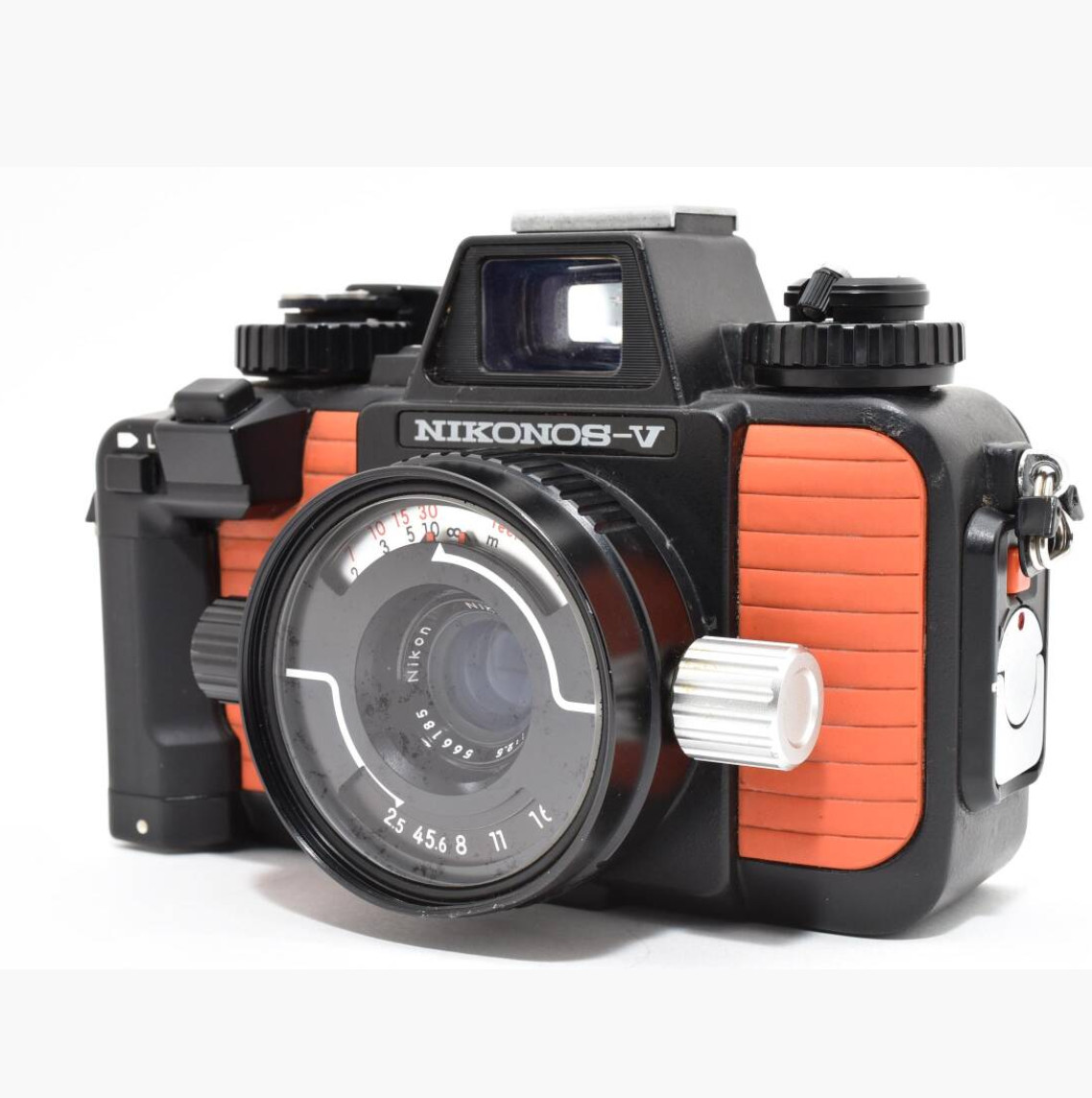 【Near MINT】Nikon NIKONOS V Orange Film Camera 35mm F2.5 Lens From JAPAN #230