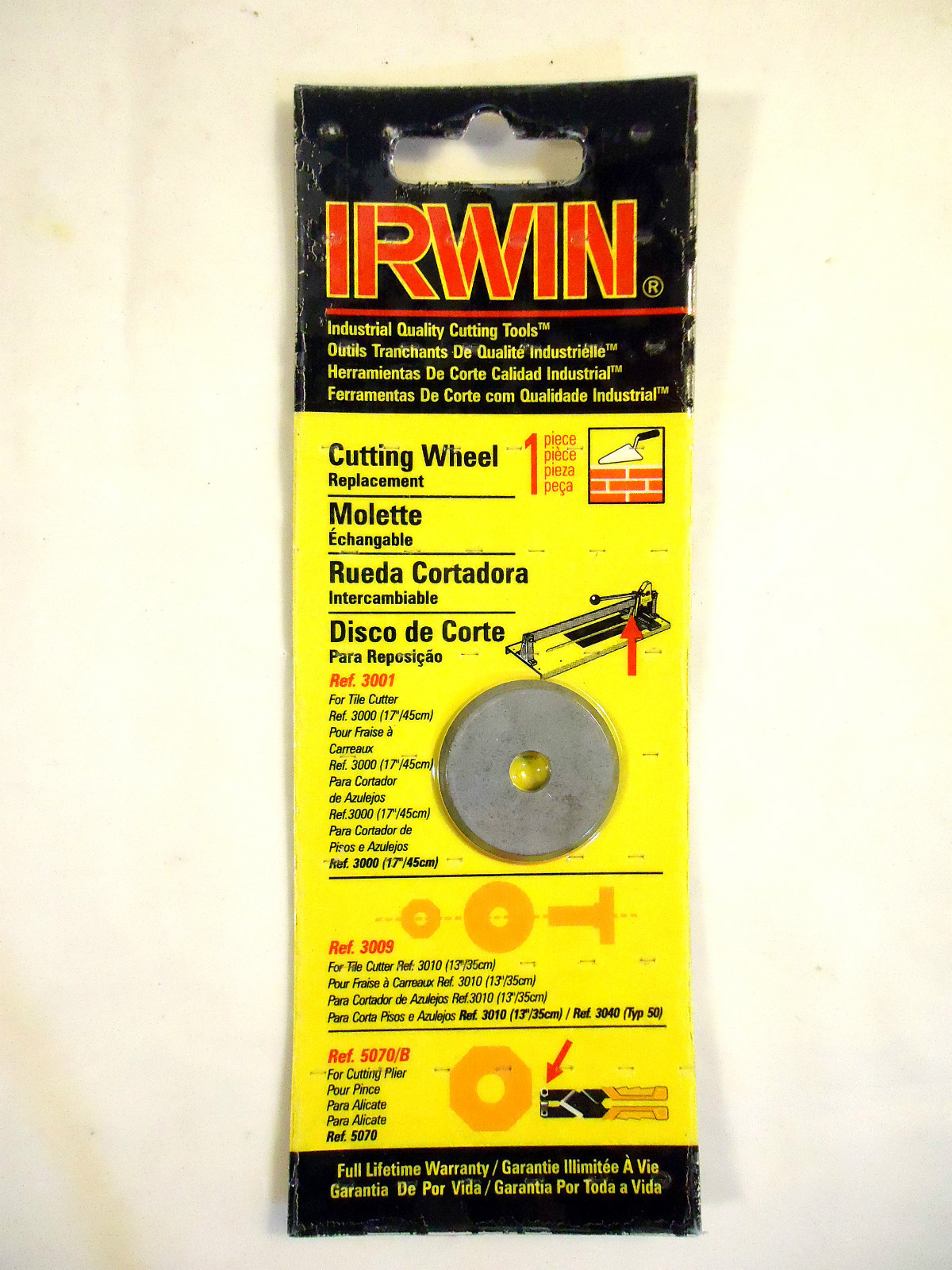 IRWIN Replacement Carbide Wheel #3001 – Tile Cutter Scoring Wheel (New)