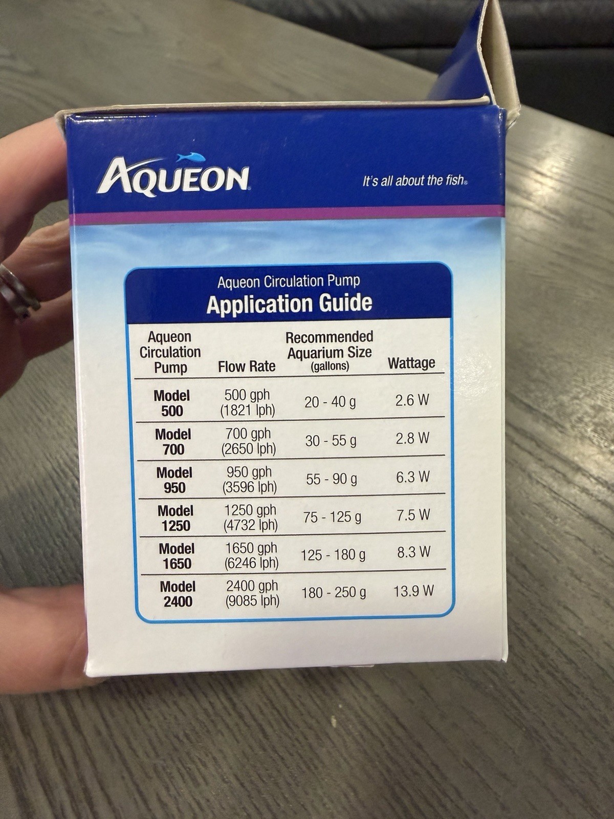 AQUEON Circulation Pump 700 for 30-55g Aquarium
