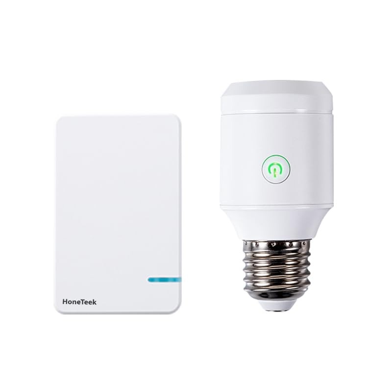 500W Remote Control Light Bulb Socket, E26/E27 Bulb Base Holder, 100FT Range,...