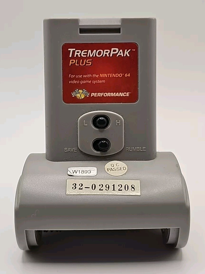 Tremor Pak Plus - Nintendo 64 (N64) No Battery Cover OEM - Tested
