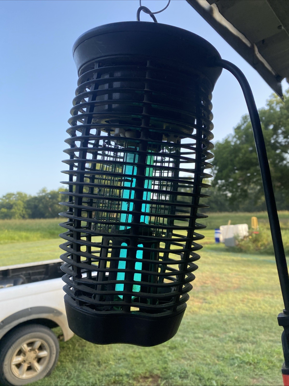 Stinger Bug Zapper Model UV15 Hanging Electric Plug-In 13” Black Insect Mosquito