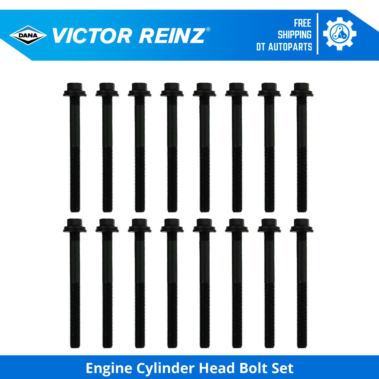 For 2011-2014 Dodge Avenger 3.6L V6 Engine Cylinder Head Bolt Set Victor Reinz