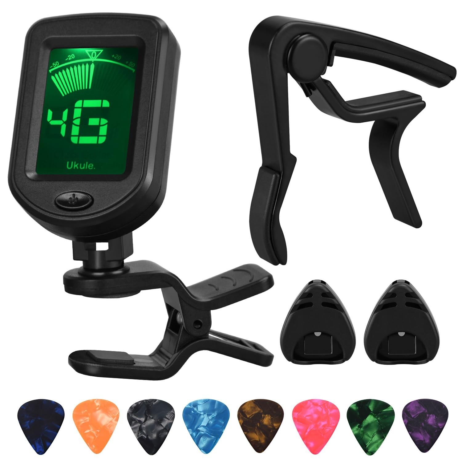 Guitar Accessories, Guitar Capo Guitar Tuner Guitar Picks and Holder | for Gu...