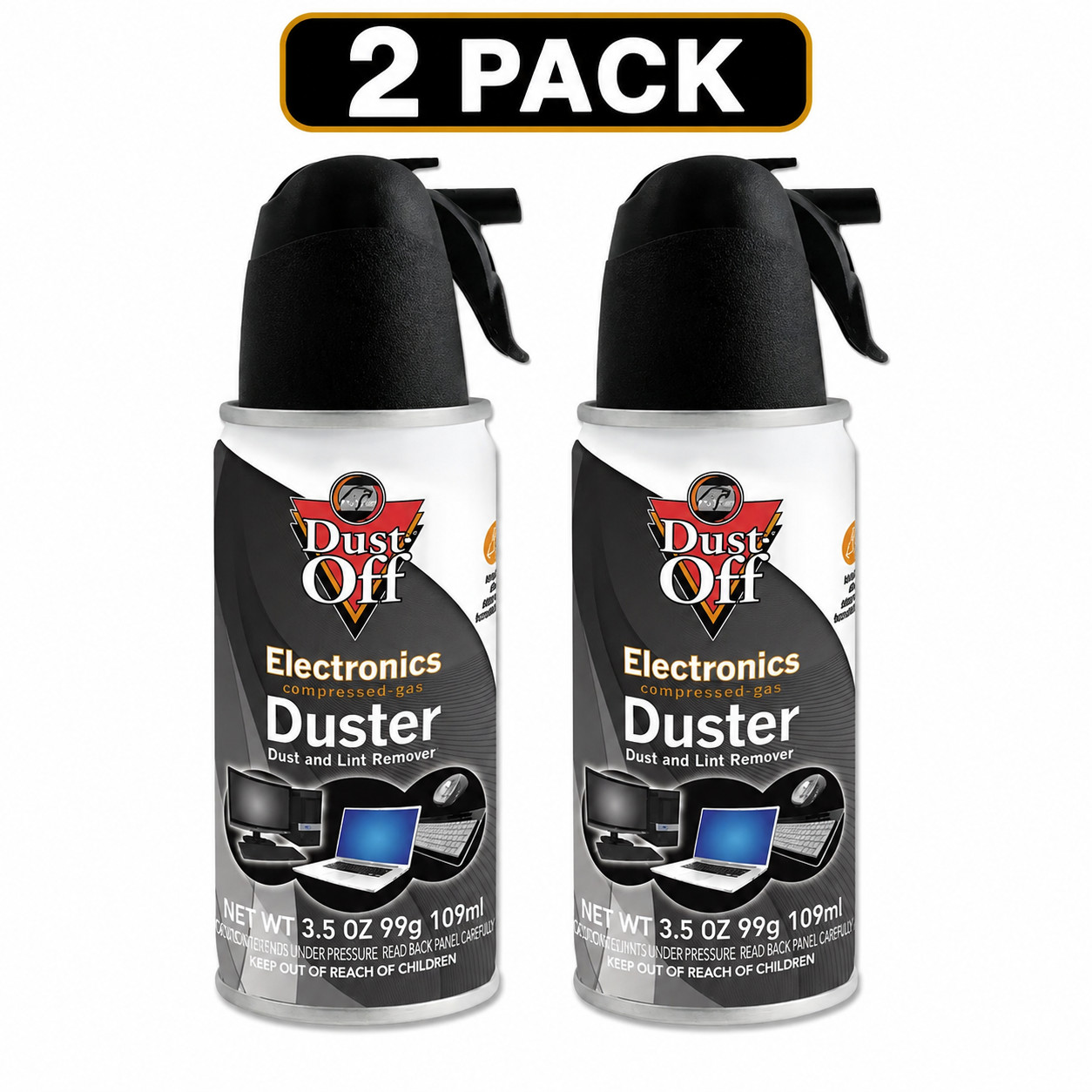 2 Pack-Falcon Dust-Off Disposable Air Duster (DPSJB-12) 633699