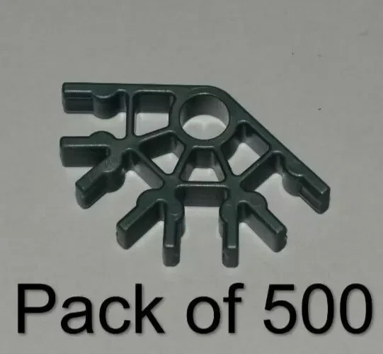 (500) K'nex Metallic Green 4 Position Connectors - KNEX Standard Pieces Parts