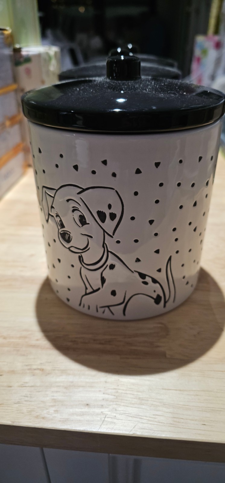 ceramic 101 dalmation container
