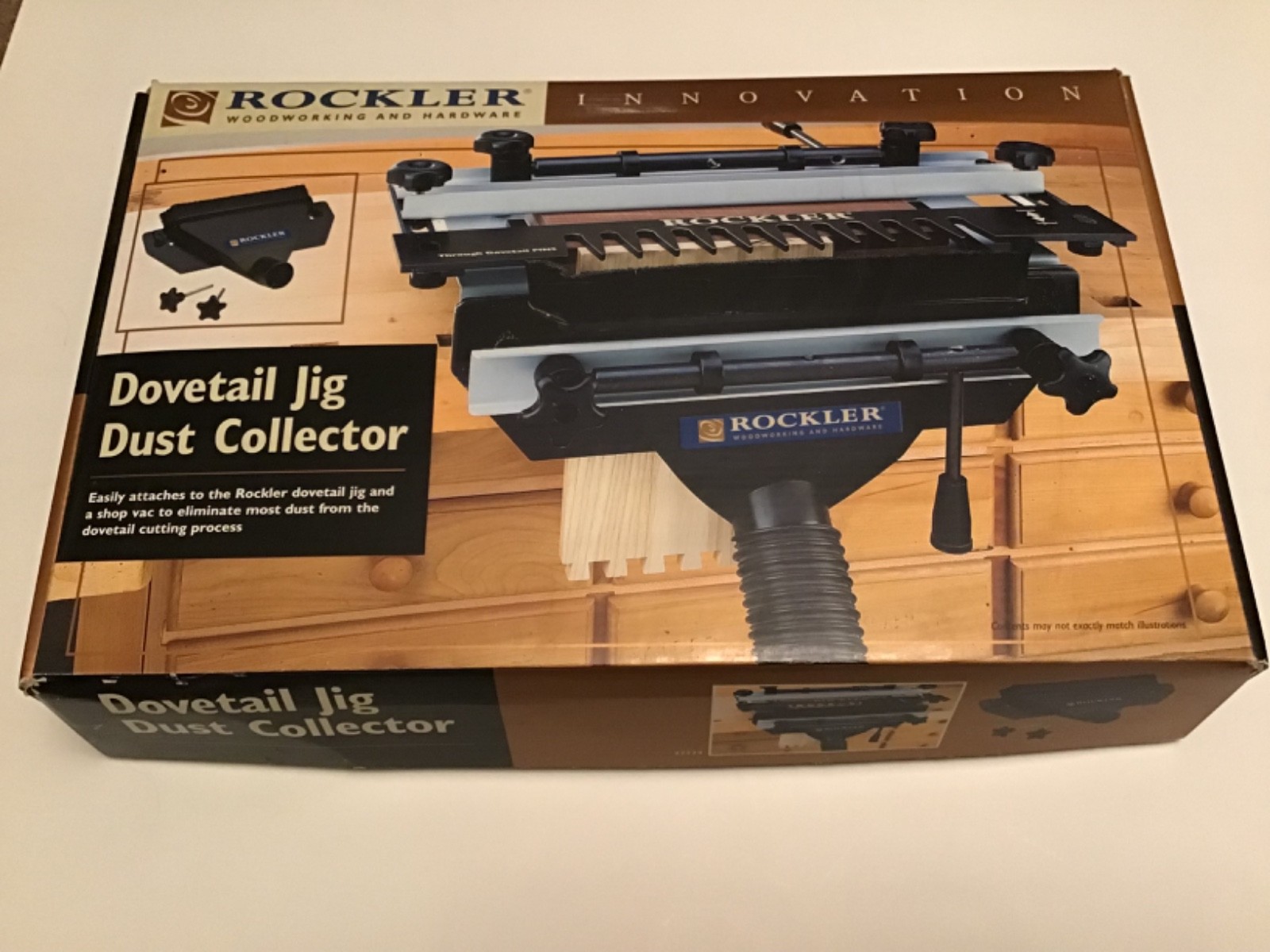 Rockler Dovetail Jig Dust Collector Attachment – New Open Box