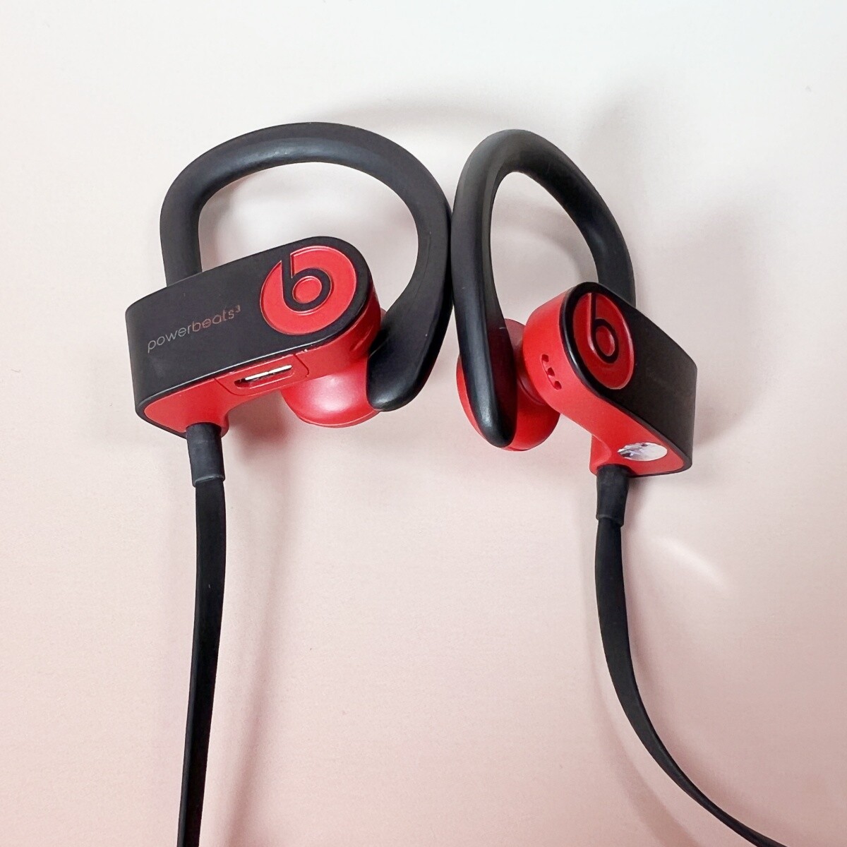 Beats by Dr. Dre Powerbeats 3 Wireless In-Ear Bluetooth Headphones Black Red