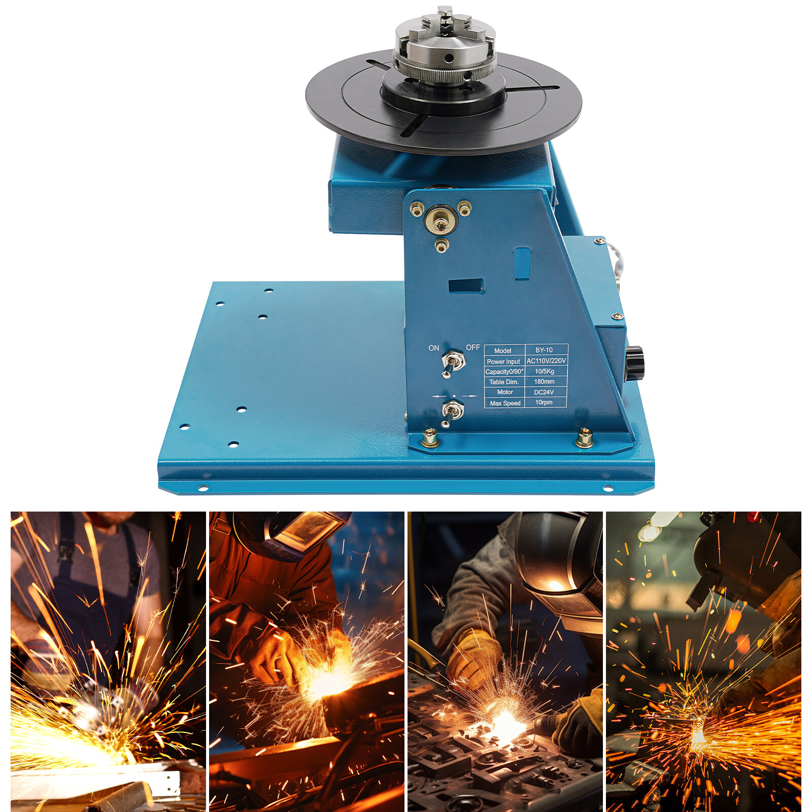 Welding Positioner Automatic Pipe Welding Automatic Rotary Table Positioner 10kg