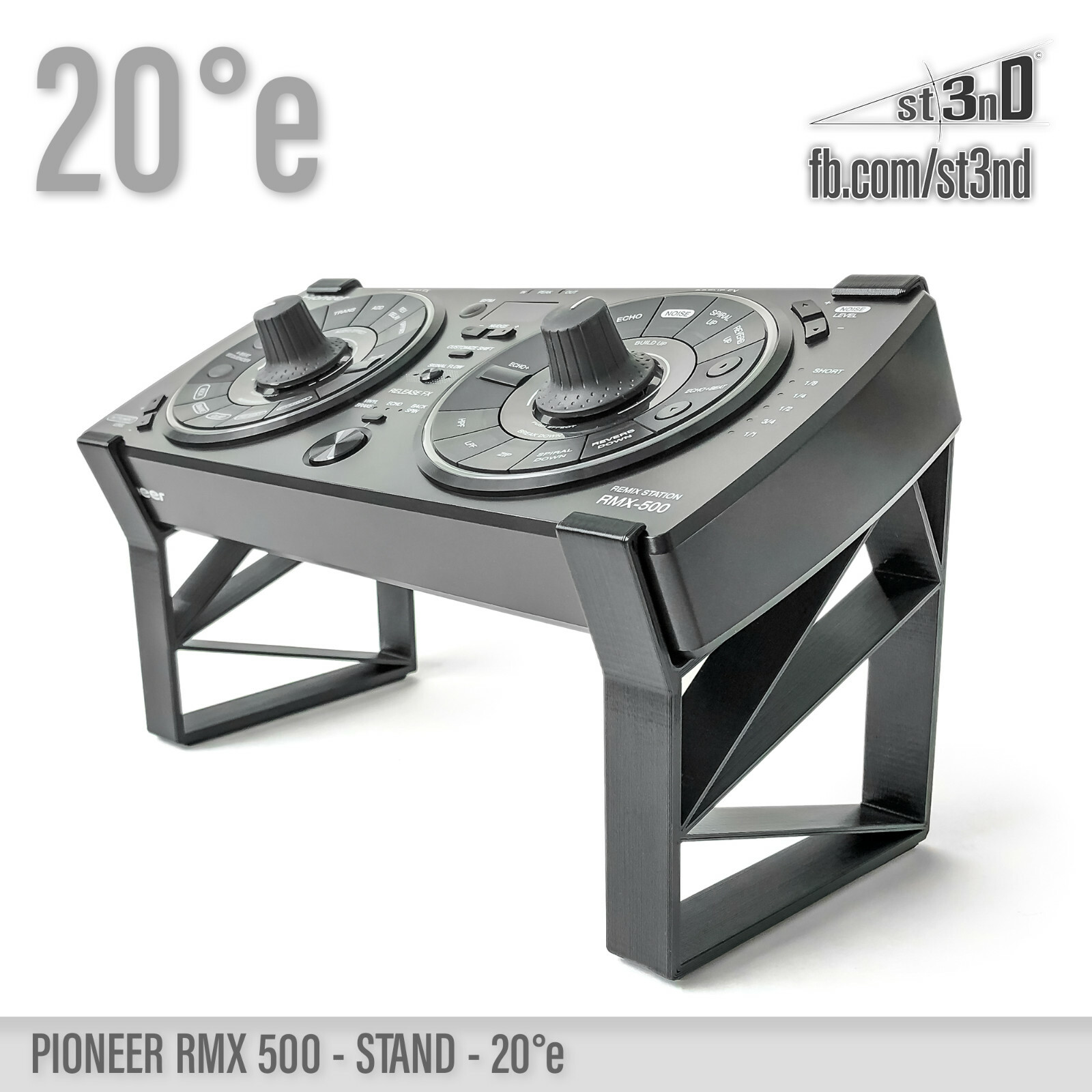 STAND for PIONEER RMX-500 20° elevated - 3D printed - 100% Buyer Satisfaction