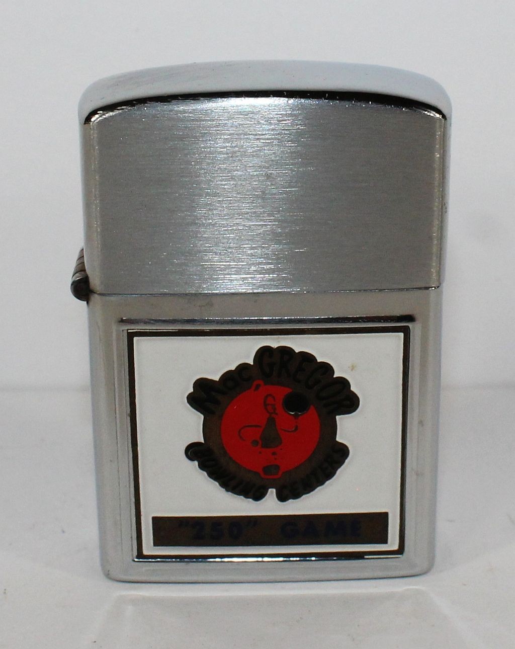 Working Vintage lighter MacGregor Bowling Centers "250" Game Never used.