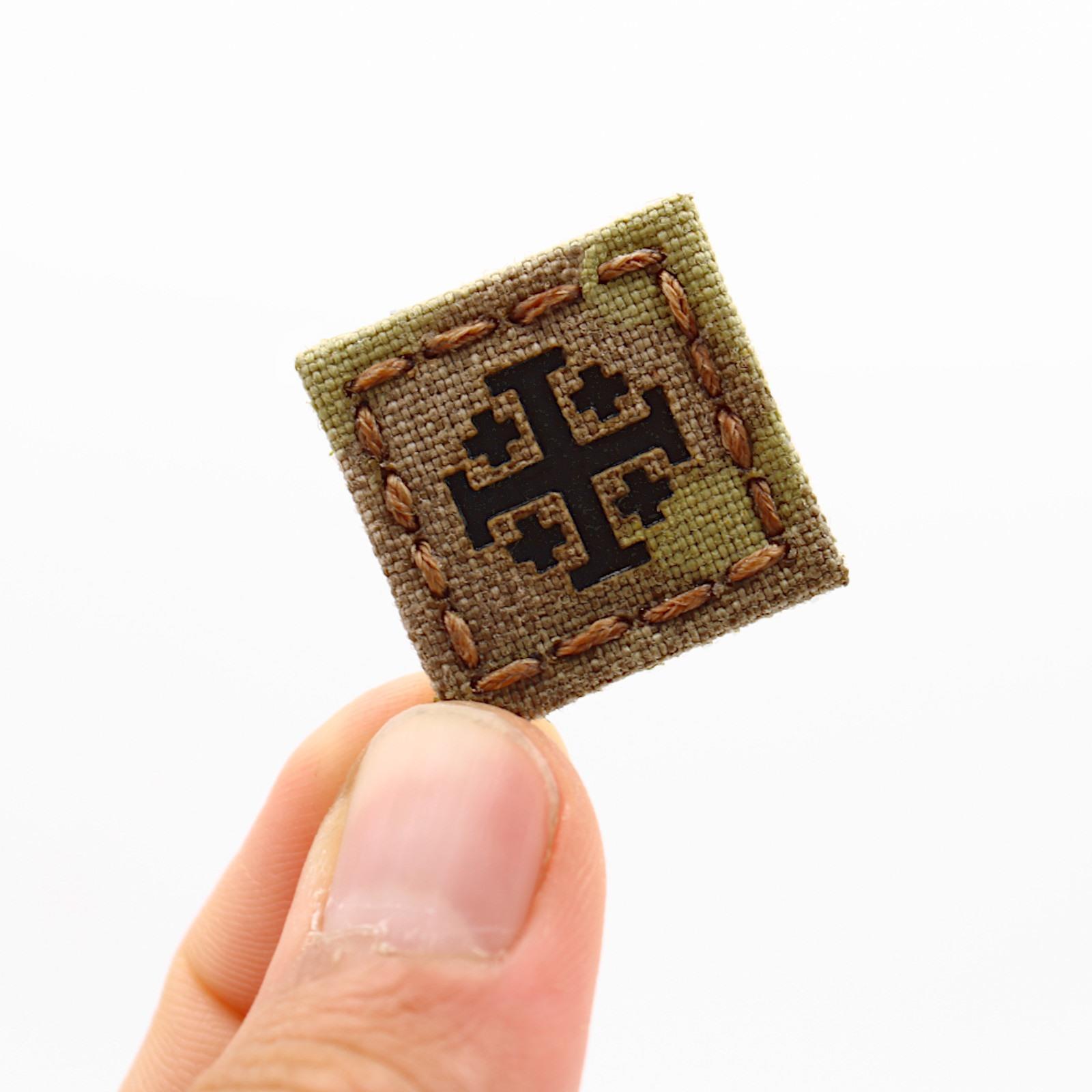 IR 1x1 cat eye multicam Cross Jerusalem Order Holy Sepulchre morale patch
