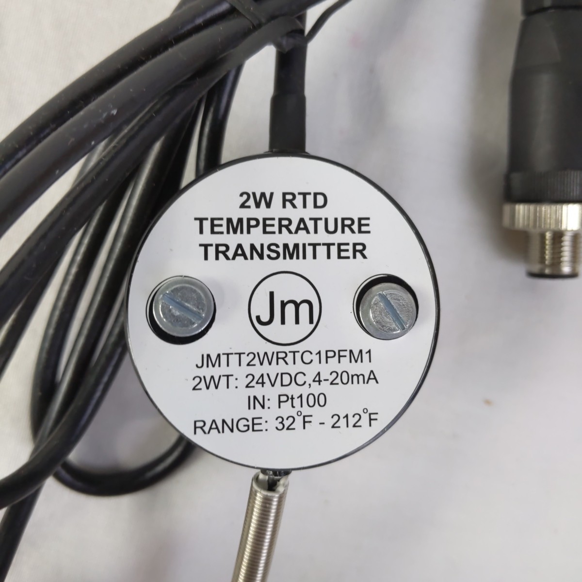 JM TempSense 2W RTD Temperature Transmitter JMTT2WRTC1PFM1