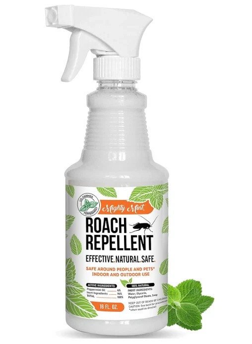 Mighty Mint 16oz Cockroach Repellent Natural Peppermint Oil Spray.