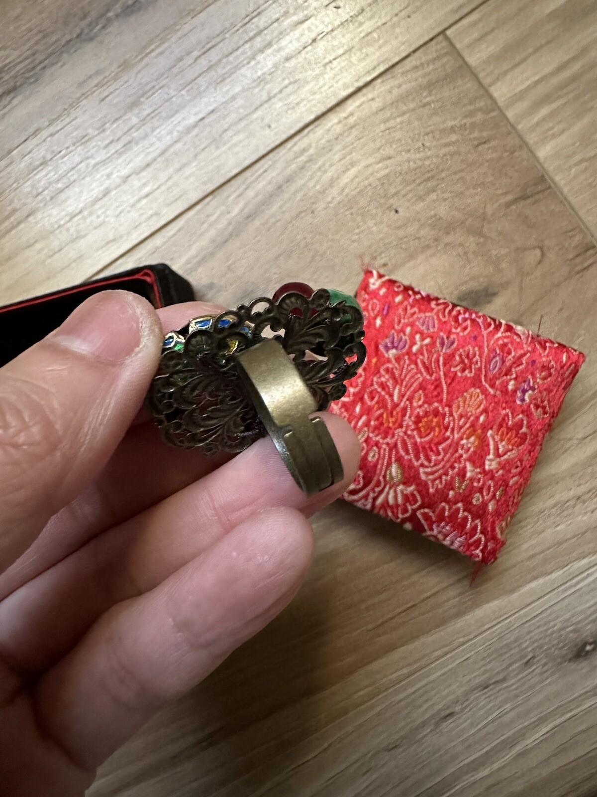 Exquisite Handcrafted Floral Ring