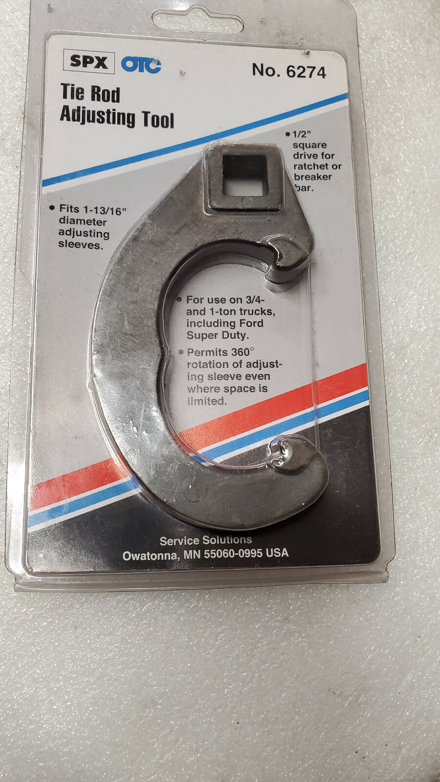 OTC 6274   1-13/16 inch diameter tie rod adusting tool 1/2" drive