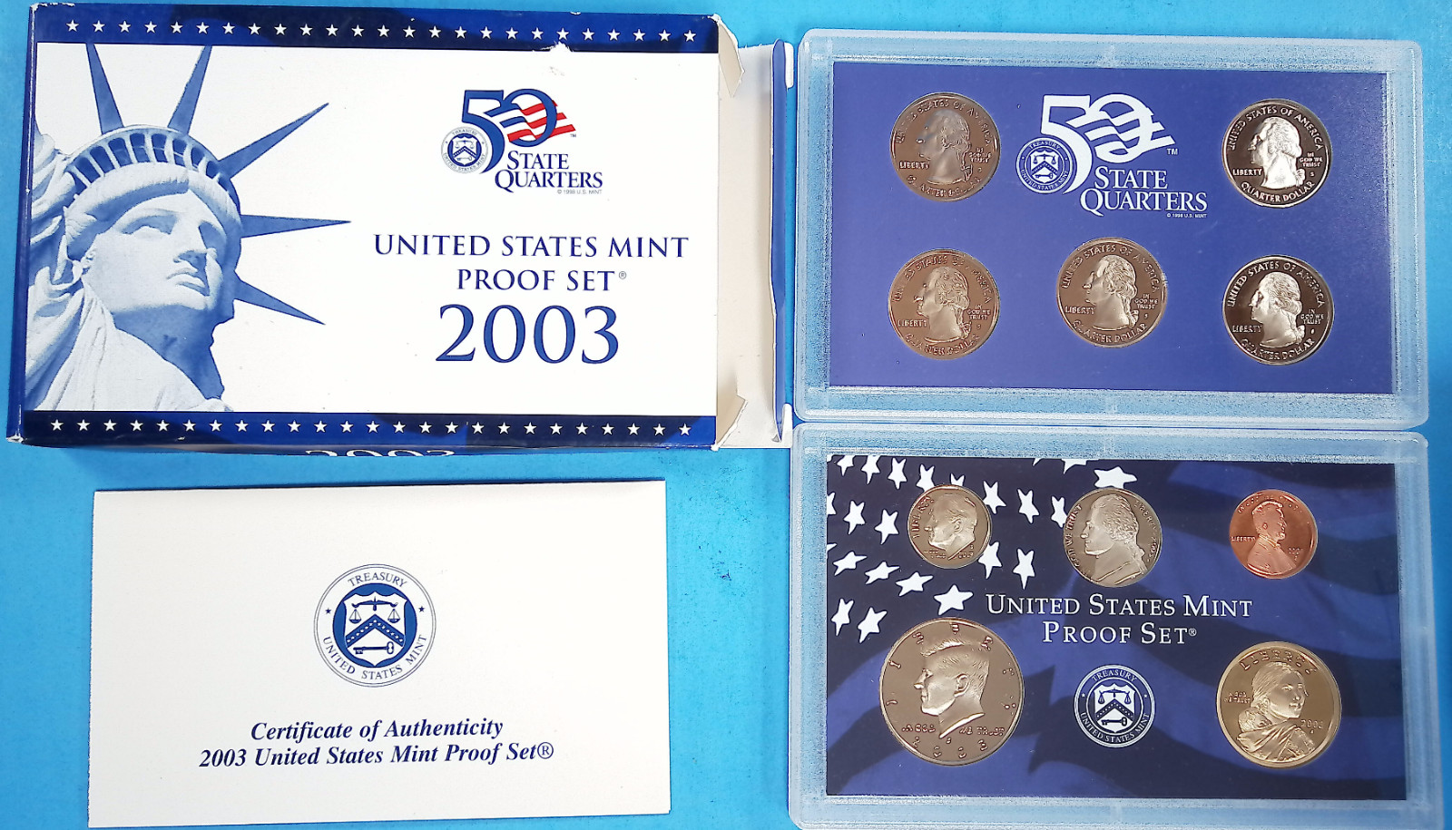 2003-S United States Mint Proof Set 10-Coins