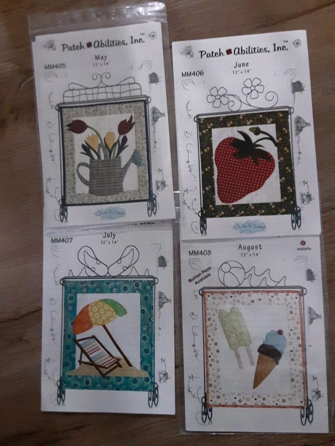 Patchabilities 12 Monthly Mini series Quilt Patterns Calendar Year Complete