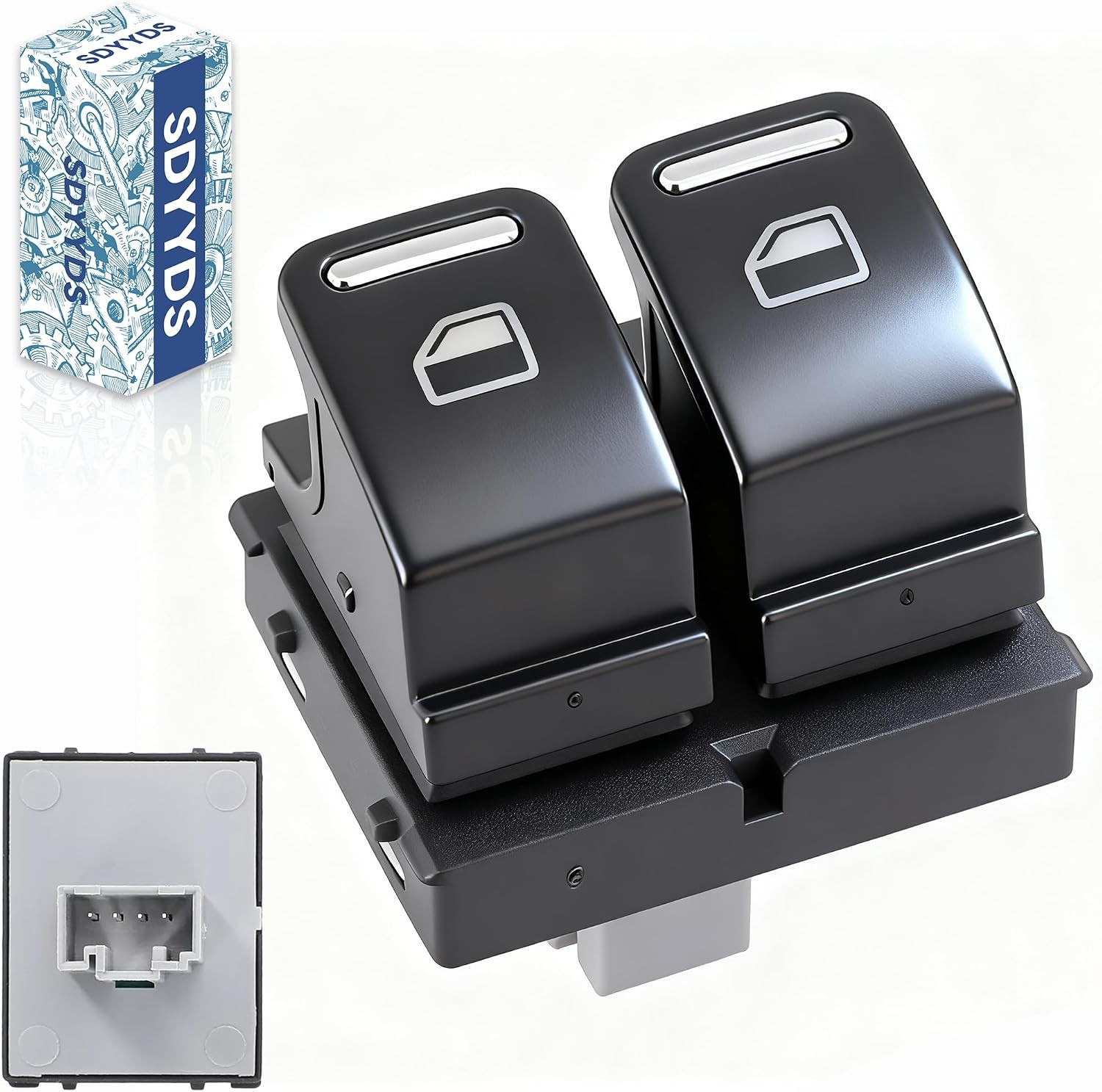 Driver Side Window Switch 5C5959857A Fit VW Volkswagen Beetle (2012-2019) Black