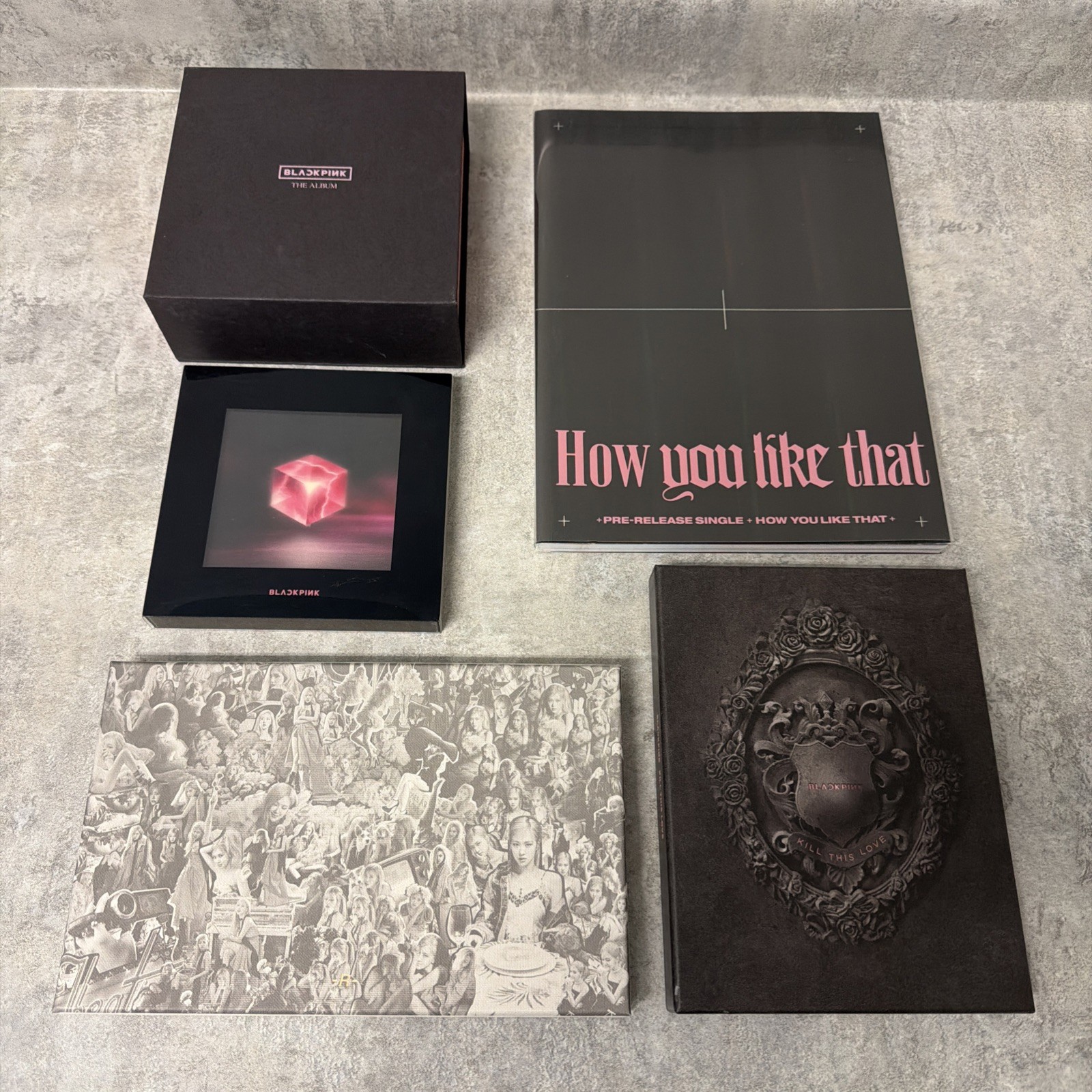 BLACKPINK - 5 Album Lot - Complete (Square Up, Kill This Love, The Album, etc.)